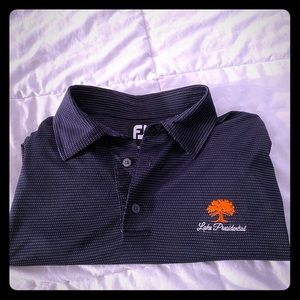 FJ Navy Blue Golf Shirt - Lake Presidential
